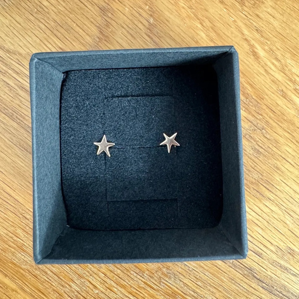 Catbird Tiniest Dancer Stud, Star (pair)